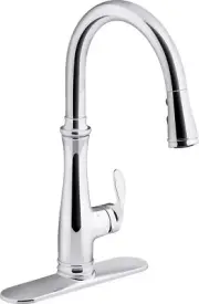 New -Kohler Bellera Touchless Pull-down Kitchen Faucet K-29108-CP- Chrome
