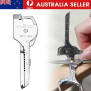 Stainless Steel 6 in 1 Keychain EDC Multi-Tool Keyring SWISS TECH Utili Key