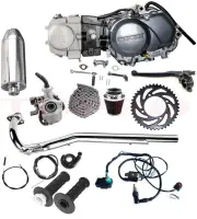 Lifan 125cc 4 Stroke Kick Start Manual Engine Motor Kit Pit Dirt Bike 90cc 110cc