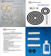 1980 Bally Space Invaders Pinball Basic Tune-up Kit - Includes Rubber Ring Kit