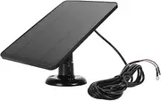 [Culnflun] Solar Panel Video Camera Charger, 10 Watt 360 Degrees Adjustable Solar Panel Video Door Phone for Google Nest/Eufy Doorbell 2K Camera, Ring Video Doorbell 2/3/3 +/4 Plus(CSP4W-O-B)