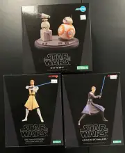 Kotobukiya Star Wars Anakin Skywalker, Obi Wan, Ahsoka, D-O & BB-8 Scale Models
