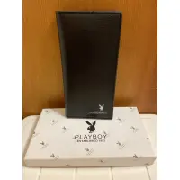 在飛比找蝦皮購物優惠-playboy黑色長夾