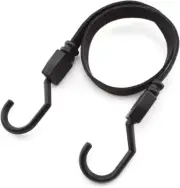 4-Pack 24 Inch Flat Bungee Cords with Hooks Premium Latex Bungie Straps Elastic