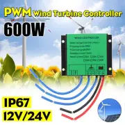 600W Wind Turbine Generator PWM Charge Controller 12V/24V 48V Boost Regulator