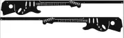 Iron Madien Side Rails armor mod for Stern pinball machine 2310