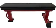 Body Iron Commercial Flat Bench Red Frame