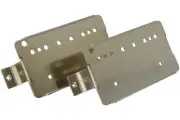 Humbucker Nickel Silver 49.2mm pole spacing baseplates 2 pk NEW VERSION