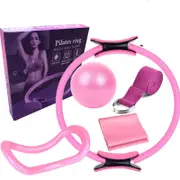 5Pcset Yoga Pilates Fitness Exercise Equipment Pilates Rings