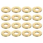 100Pcs Brass Flat Washer, M4x10x1mm Brass Washer Assortment for Screws Bolts