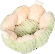 Cat Beds for Soft Plush Cactus Pattern Bed for Medium Dogs Small Dog Bed