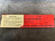 NOS Horolovar 400-Day Clock Suspension Spring Unit No. 23B