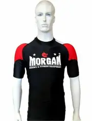 MORGAN Compression Wear Mens Sports Shirt - Short Sleeve