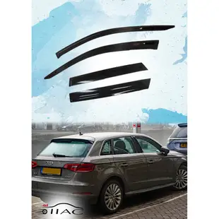 【IIAC車業】 Audi A3 台製晴雨窗 2013-2020 Sportback 五門