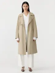 Stretch Twill Trench Coat