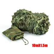 10m Extra Large Camouflage Netting Army Woodland Camo Camping Hide CamoGree ㄨ