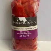 Dimensions FeltWorks 100% Wool (1) Red Curly Roving 0.25oz Needle Felting Crafts