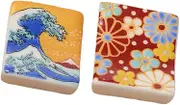 PEPLAYTAL 2pcs Ceramic Chopstick Rest Japanese Style Holder for Clean Dining Environment Elegant Design for Home Restaurants Hotels Smooth Surface Present