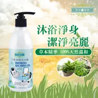 在飛比找PChome24h購物優惠-【草本宣言】艾草淨身沐浴露-350ML