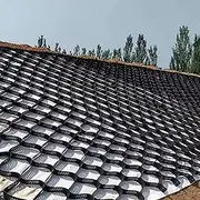qwmvhfg, Grid for Outdoor Slope Retaining Wall 5cm Thick Honeycomb Geogridl Size 3m x 7m(3m x 7m)
