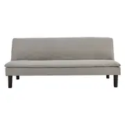 New Sarantino 3 Seater Sofa Bed Lounge Couch Modular Furniture Linen Light Grey