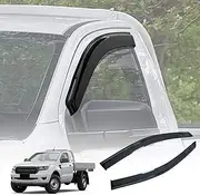 X-CAR Weathershields for Ford Ranger Single Cab 2011-2022 Car Weather Shields Wind Deflectors Window Sun Visor 2-Piece Set