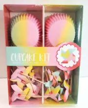 Cupcake Kit ROOBEE by Mara-Mi Rainbow Cupcake Kit 18 Cupcake Liners & 18 Picks