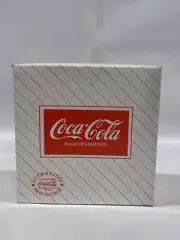 Vintage Coca Cola Magic Santa Ornament 1995 Holiday Hospitality ~ Can be lit up