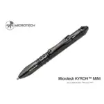 【ANGEL 精品館 】MICROTECH KYROH MINI DLC黑鈦短槍機式筆 (含氚管) 403M-TI