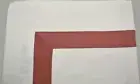 SOLD OUT SFERRA ORLO COTTON PERCALE QUEEN FLAT SHEET SALMON CORAL RED ITALY NEW