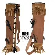 Back Arrow Quiver Genuine Cow Leather Brown Arrow Quiver For Hunting Handmade