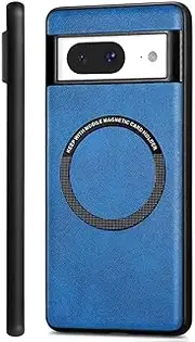 [RUNGOS] for Google Pixel 8a Case Magsafe [Stable Magnetic] [Slim Fit] [Wireless Charging] [10Ft Drop Tested] Shockproof Case for Google Pixel 8a Phone, Pixel 8a Magsafe Case Cover 6.1 Inch 2024 (Blue)