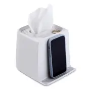 YouCopia The Ledge Tissue Holder Cube Square Box Cover with Storage for Phone...