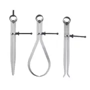 MIKIMIQI Spring Inside Outside Divider Caliper Set Measures 8 inch Machinist ...