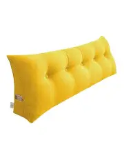 [SOGA] Triangular Wedge Pillow 120cm in Yellow