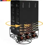 Coffee Pod Holder for Nespresso Capsules Vertuo, Barista Flavored Pack 7.8Oz, Ro