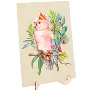 125pc Puzzle Master Kids Wooden Jigsaw Puzzle Major Mitchell Cockatoo 12y+