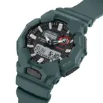 【CASIO 卡西歐】G-SHOCK 十年電力 雙顯系列/52MM/藍綠(GA-010-2A)