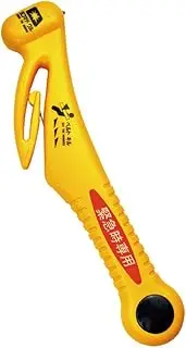 CANARY Emergency Escape Tool Seatbelt Cutter Window Breaker - Yellow (RE-20)