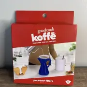 New Goodcook Koffe 80 Count #4 Coffee Pour Over Filters #06779 Bradshaw Home