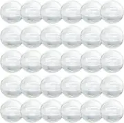 10/50/100Pcs Transparent PP Vending Machine Empty Round Toys Capsule 28mm Dia