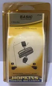 Hopkins Towing Solutions 4 Wire Flat Basic Wiring Kit Extension 32” 47105