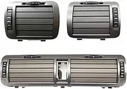 LESANGBAIHUODIAN New Dashboard Dark Silver Air Conditioning Vent Outlet Grill Fit for VW Passat B5.5 2006 2007 2009 2010 Skoda Superb 1 3U 2002-2008 (Color : 3PCS-1 Set)
