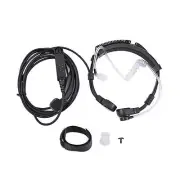 Throat Mic Headset Air Tube Fit for Baofeng UV-9R Plus BF-9700 BF-A58 UV-82WP A