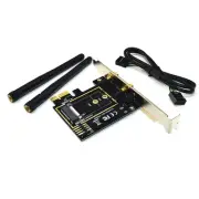 M.2 Wifi Adapter M2 Ngff Key A-E to Pci Express Wifi Raiser PCI-E 1X NGFF 7323
