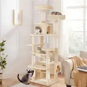 BEASTIE Cat Tree Tower Scratching Post Beige 184