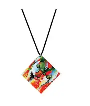 Indian Traditional Wooden Printed Krishna Car Hanging