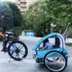 【開立發票】免運 親子車自行車 兒童拖車 帶娃遛娃電動車 后拖車可摺疊 安裝可承重80斤