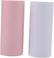 HONMEET 2Pcs Car Tissue Cylinder Portable Tissue Holders for Automotive Interior Easy Refill Design Car Essentials for Women Stylish and Functional Napkin Containers