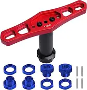 AllinRC 17mm Wheel Hex Adapter with Hex Wrench for 1/8 RC Monster Truck Buggy
